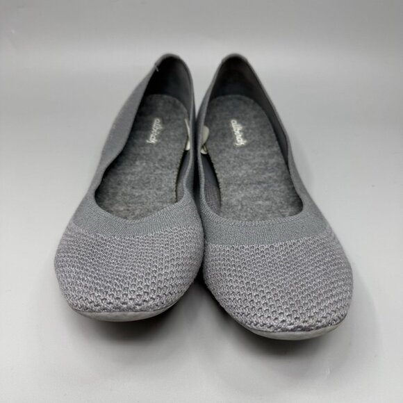 allbirds | Shoes | Allbirds Tree Breezers Sz Tb Ballet Flats  Allbirds TB Tree Breezers Women’s Size 11 Gray Knit Slip-On Ballet Flats Shoes
